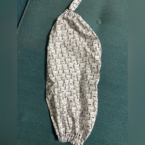 Cat Print grocery bag holder